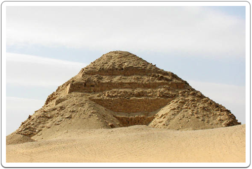 Neferirkare’s Pyramid was originally planned as a Step Pyramid, a type of pyramid that had not been in use since the start of the 4th Dynasty, over a century before. 