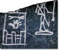 Fragment with the Horus Name of Horus Anedjib