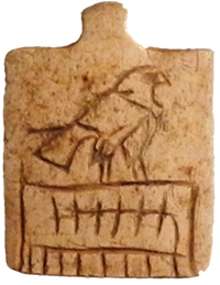 Label mentioning the name of Horus Djer