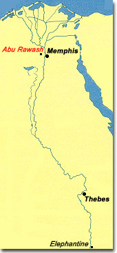 Locator Map of Abydos/Umm el-Qa'ab