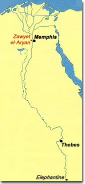 Locator Map of Abydos/Umm el-Qa'ab